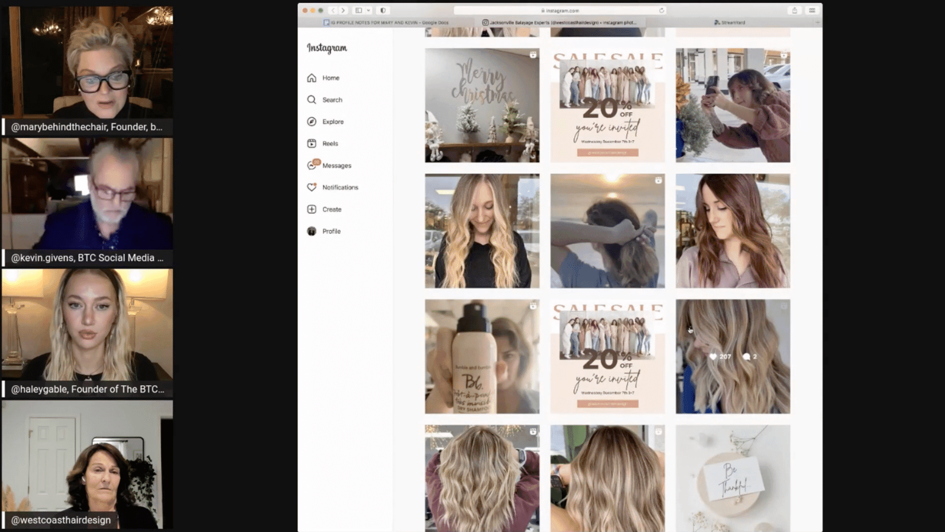 live-instagram-page-reviews-session-1